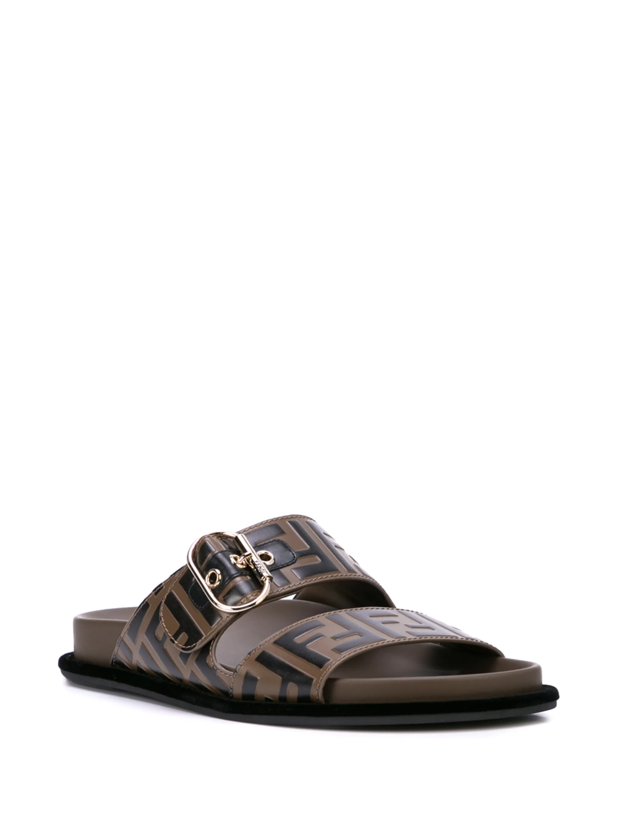 Fendi logo strap slides online