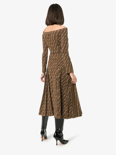 fendi midi dress