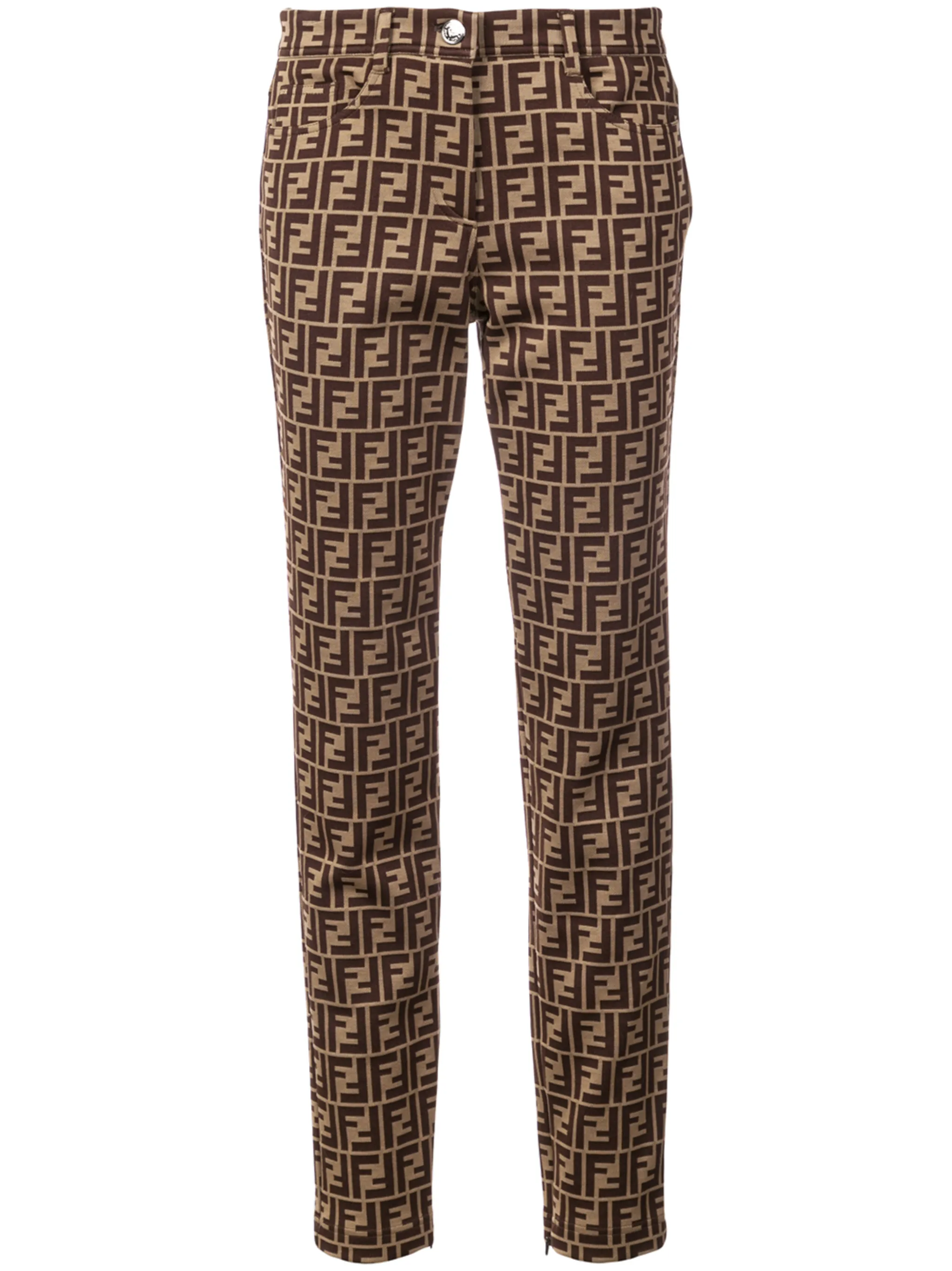 FENDI FF motif print skinny trousers Eraldo HR