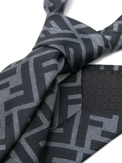 FENDI FF motif silk tie Eraldo PN