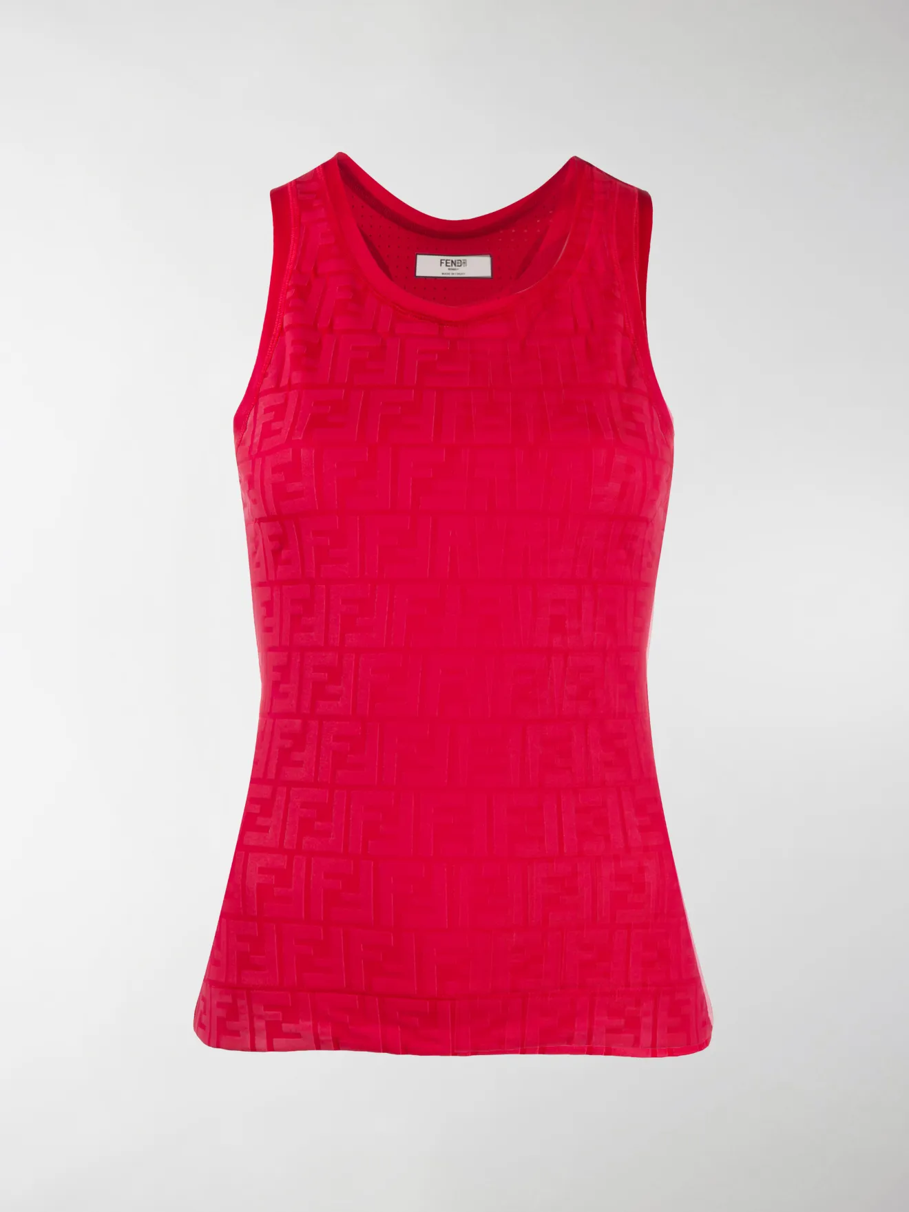 red fendi top