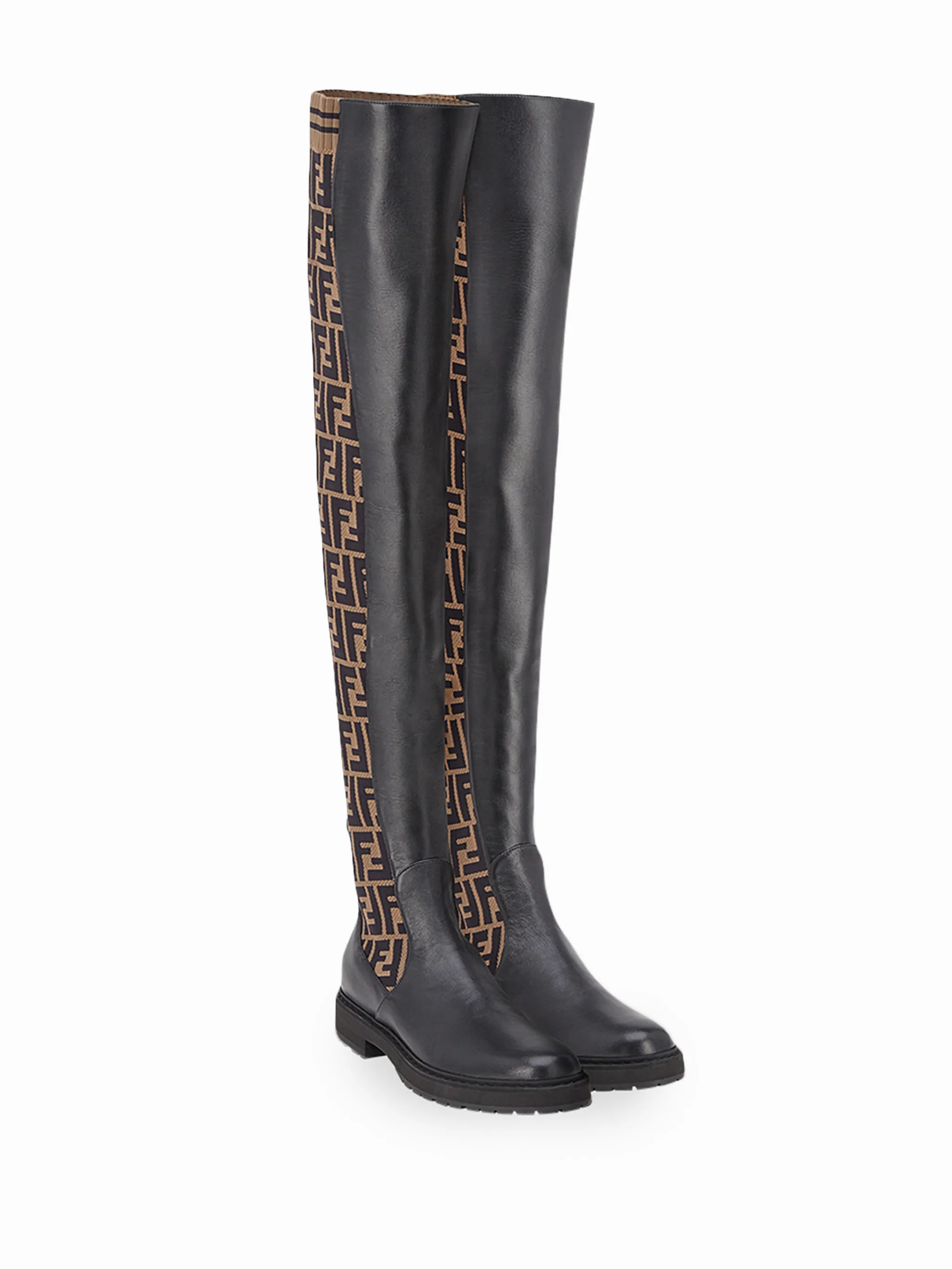 FENDI FF motif thigh high boots Eraldo FR