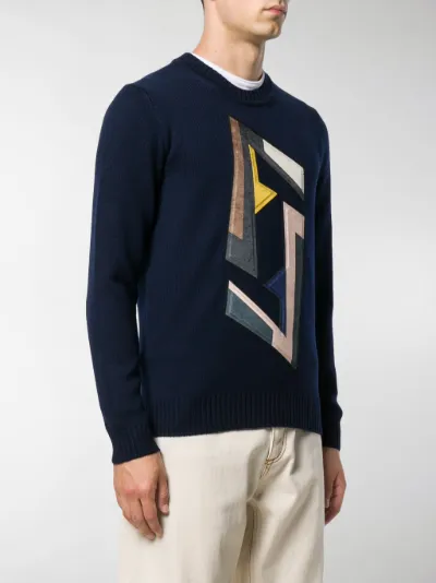 blue fendi jumper