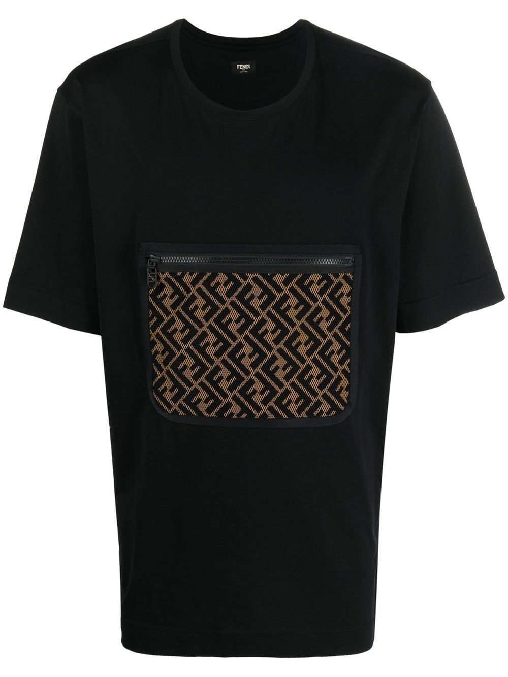 FF-pocket cotton T-shirt | FENDI | Eraldo.com FR