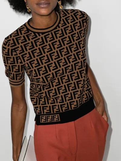 fendi knitted top