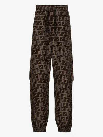 fendi all over print pants
