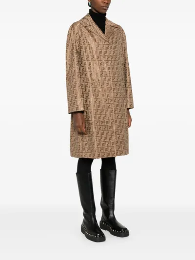 FENDI FF printed coat Eraldo IO