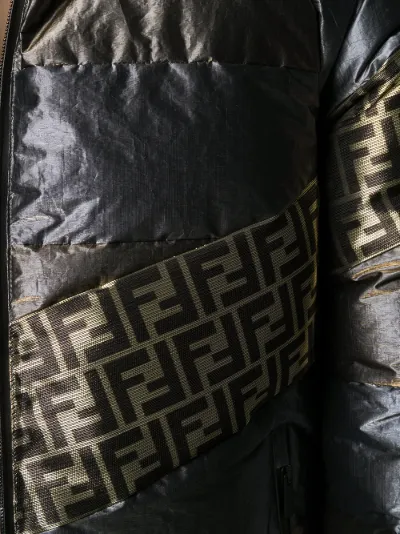 fendi multicolor padded down jacket