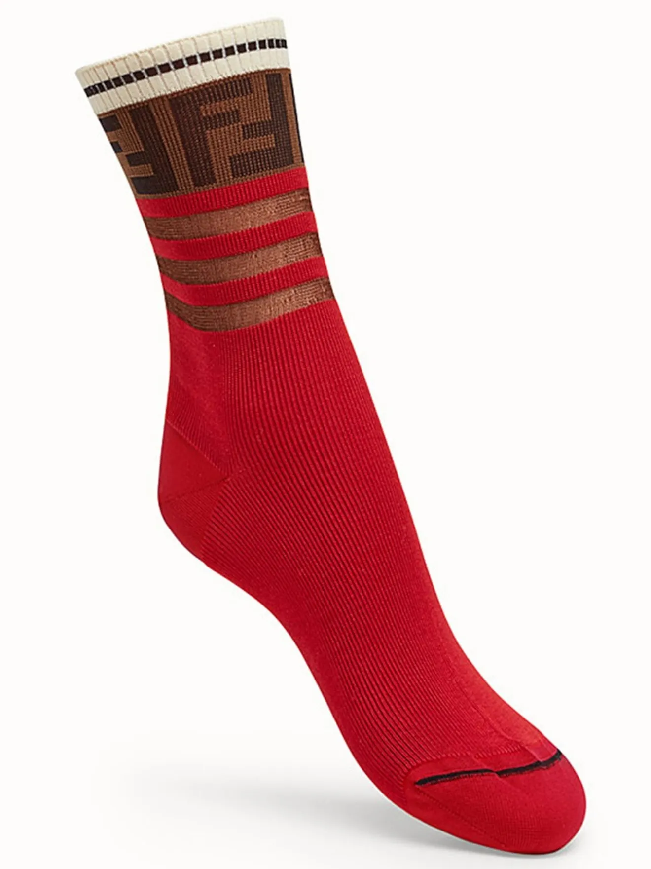 fendi red socks