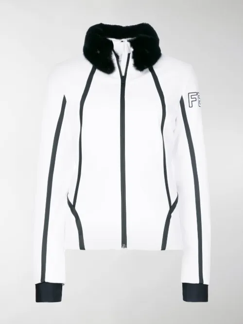 Fendi - Giacca attillata con pelliccia