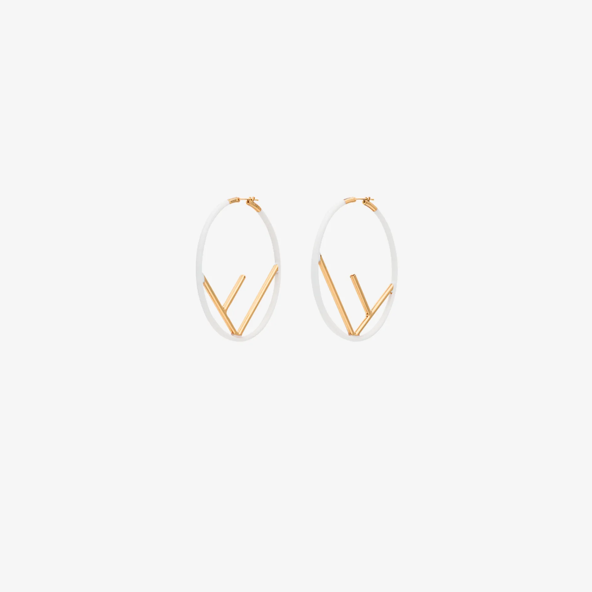 fendi gold hoops