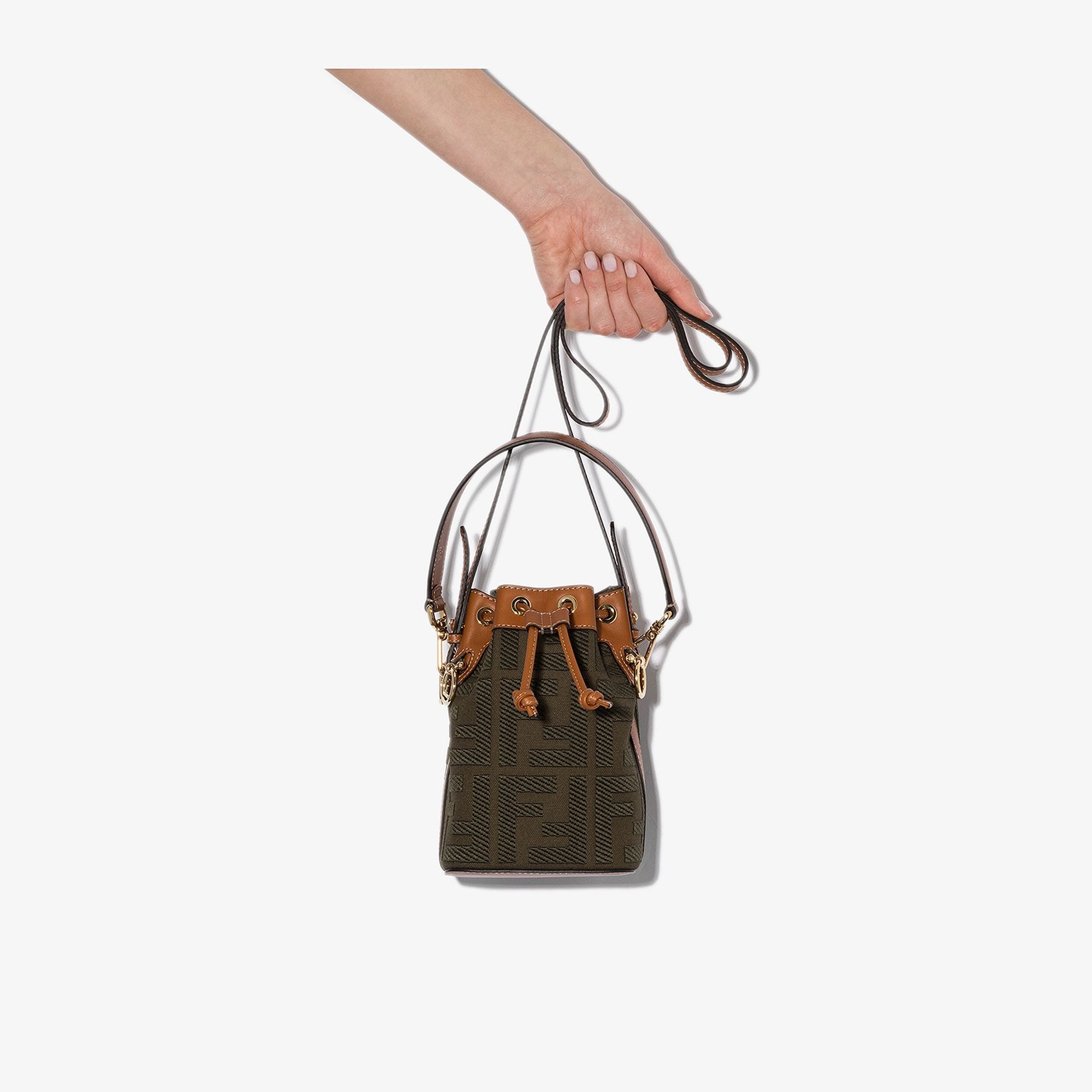 fendi mon tresor mini bucket bag sale