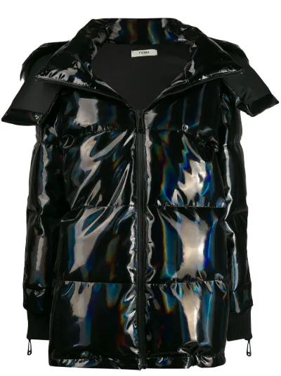 hologram bubble coat