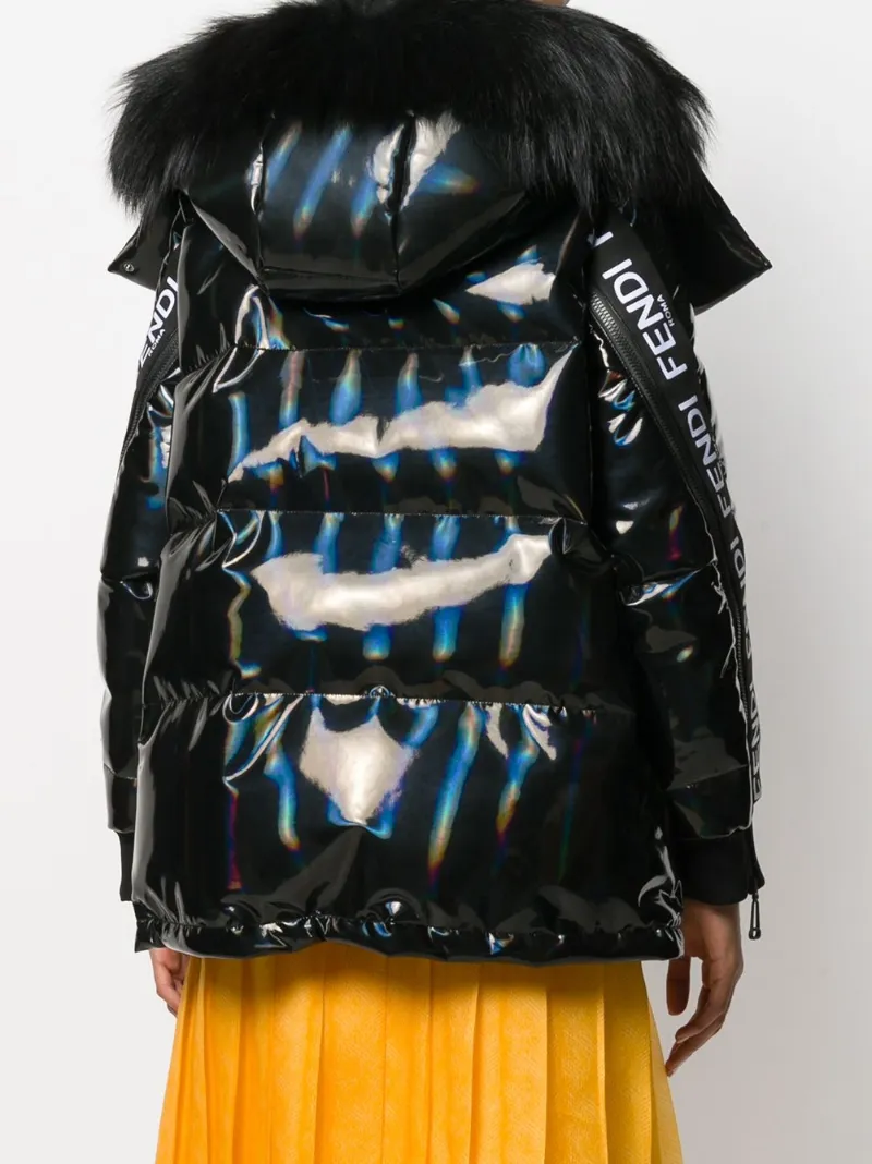 hologram bubble coat