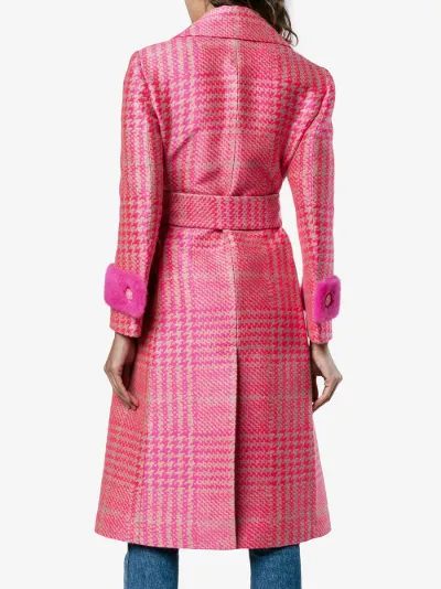 pink fendi coat