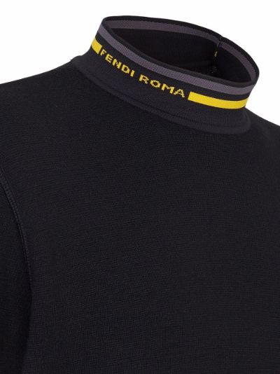 bænk lån Calibre intarsia-logo high-neck jumper | Fendi | Eraldo.com