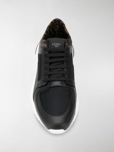 fendi jacquard ff motif sneakers