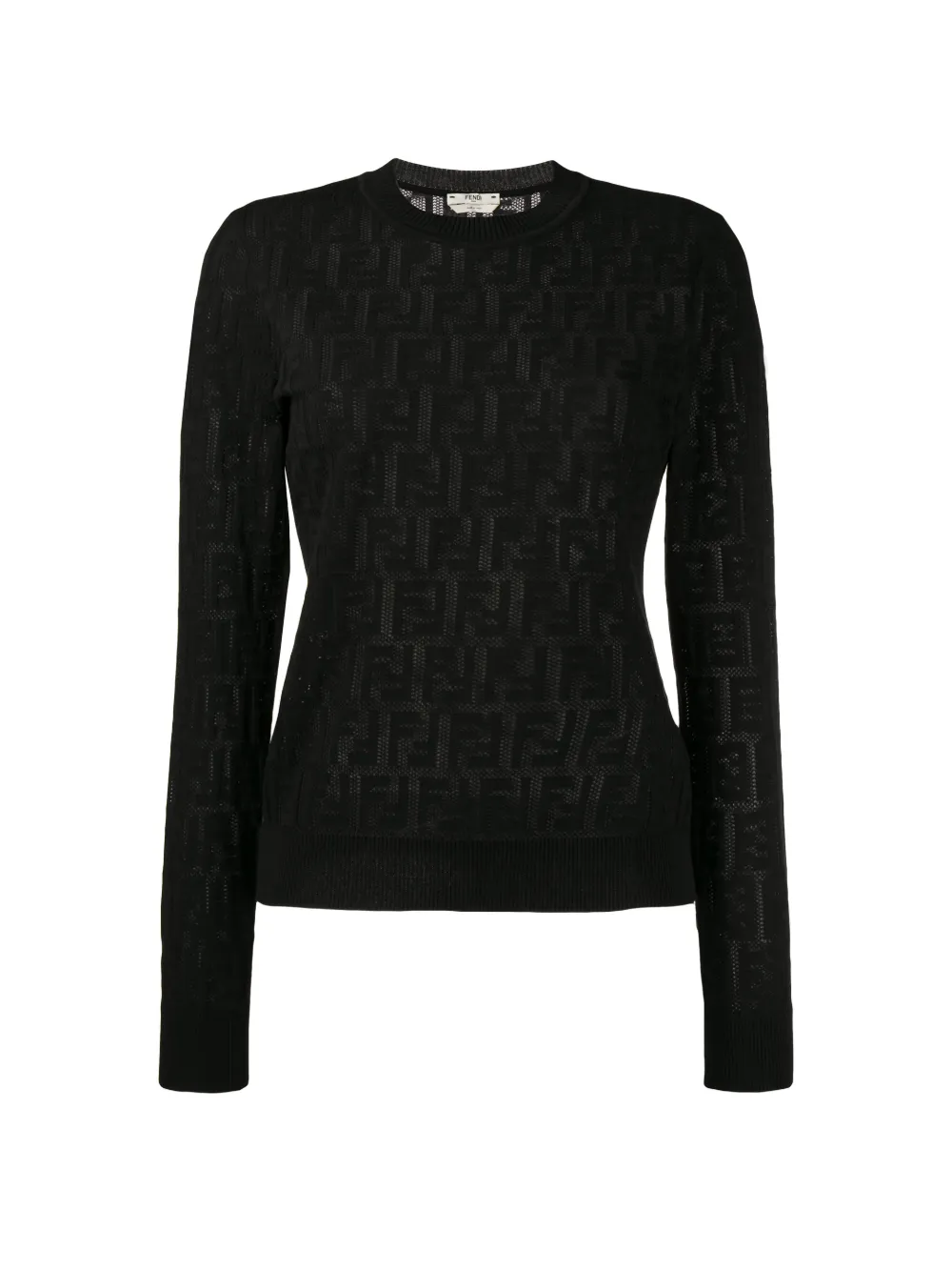 Fendi FF Motif Jacquard Sweater shops Size Medium