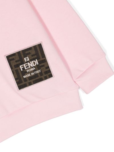 Fendi pink outlet sweatshirt