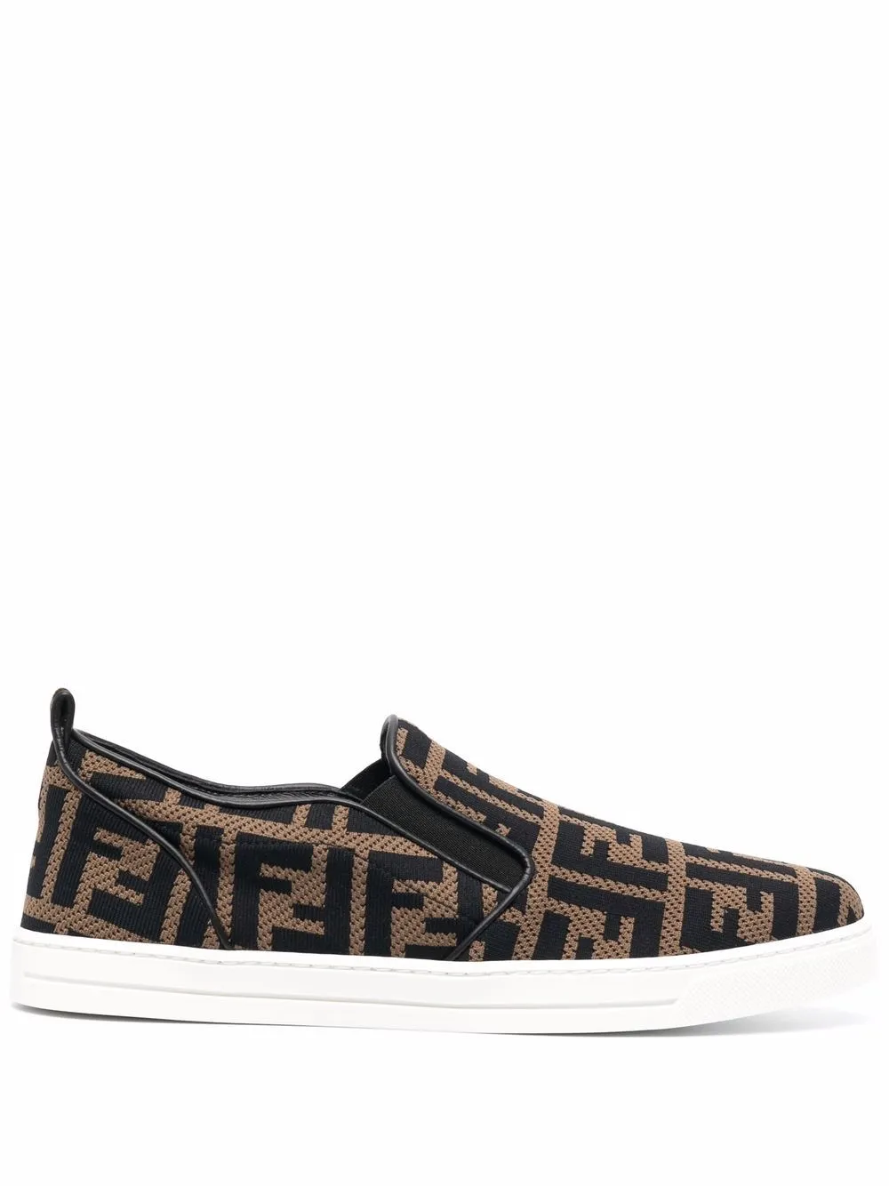 Fendi slip on logo sneakers shop