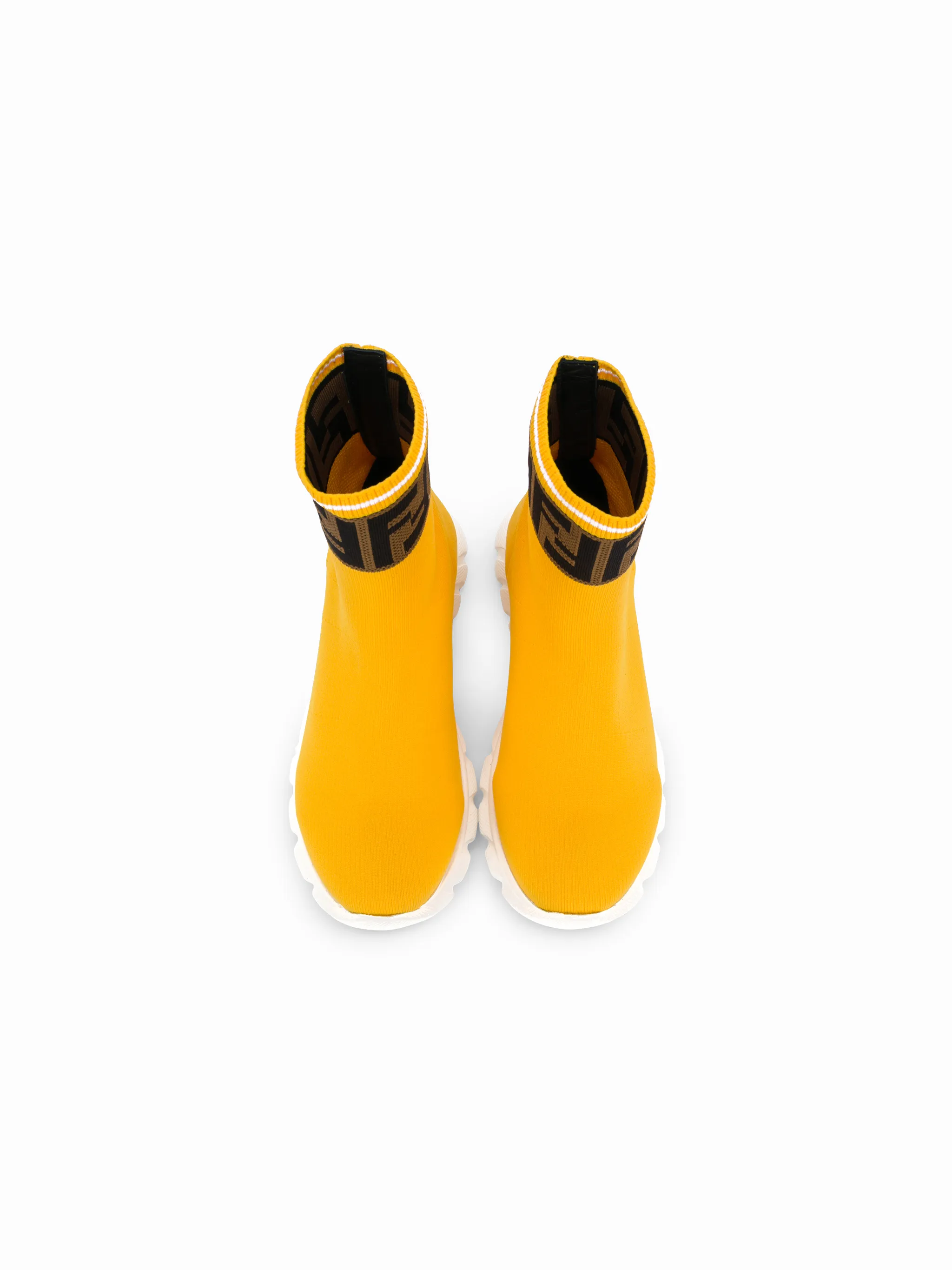 Fendi Kids logo print sock sneakers Eraldo FR