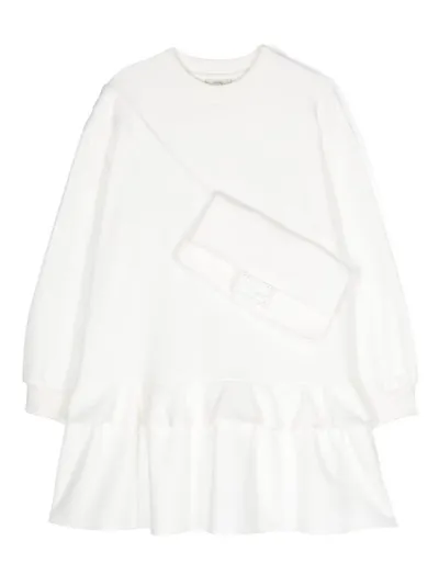 Fendi Kids ruffled cotton dress Eraldo FK