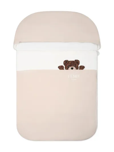 Fendi Kids teddy bear print sleep bag Eraldo DE