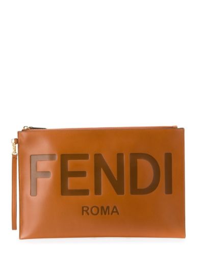 fendi flat clutch