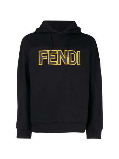 Fendi hot sale hoodie black