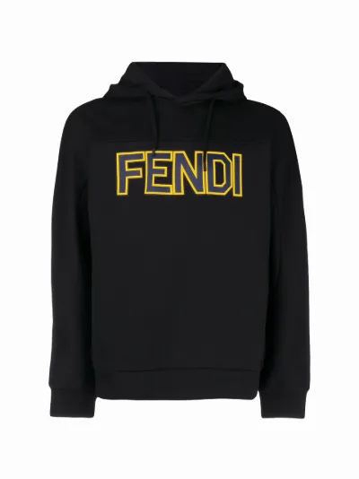 fendi logo hoodie