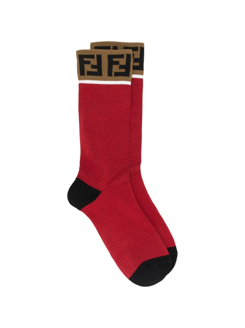 red fendi socks
