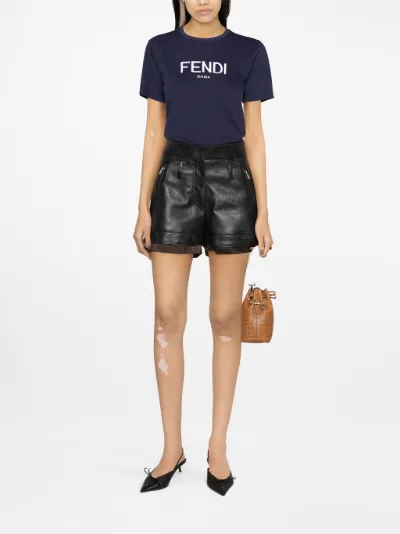 Fendi shorts and t hotsell shirt set