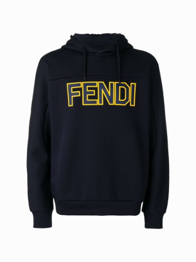 Fendi logo outlet pullover