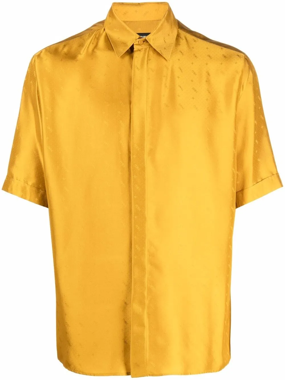 logo-print silk shirt | Fendi | Eraldo.com