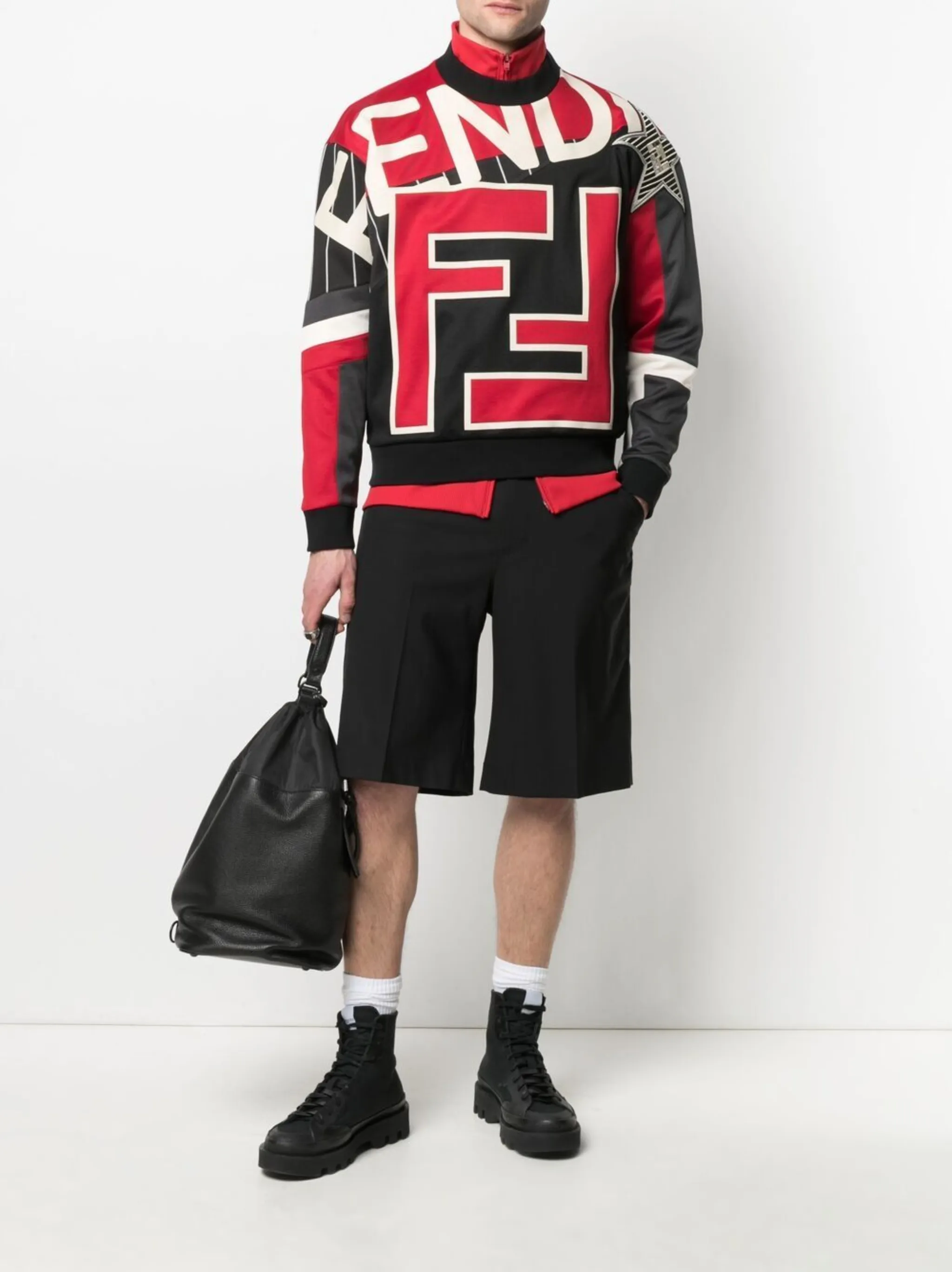 FENDI logo print sweatshirt Eraldo HR