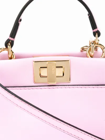 Fendi micro peekaboo pink best sale