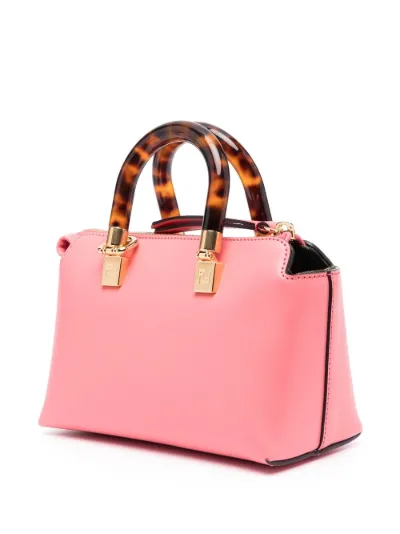 Fendi By The Way Boston Bag Mini Light Pink in Calf Leather with