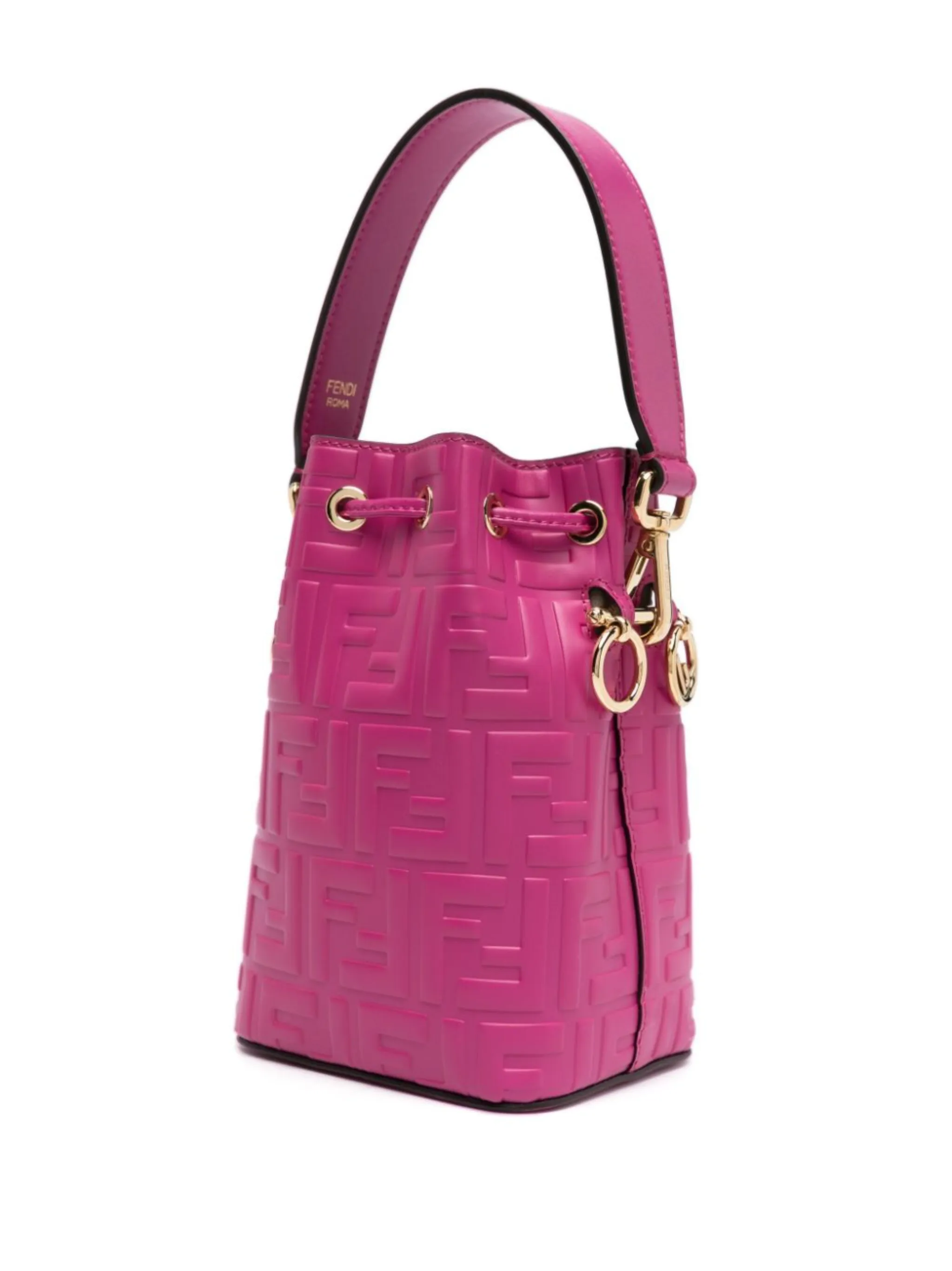 Fendi red bucket bag online