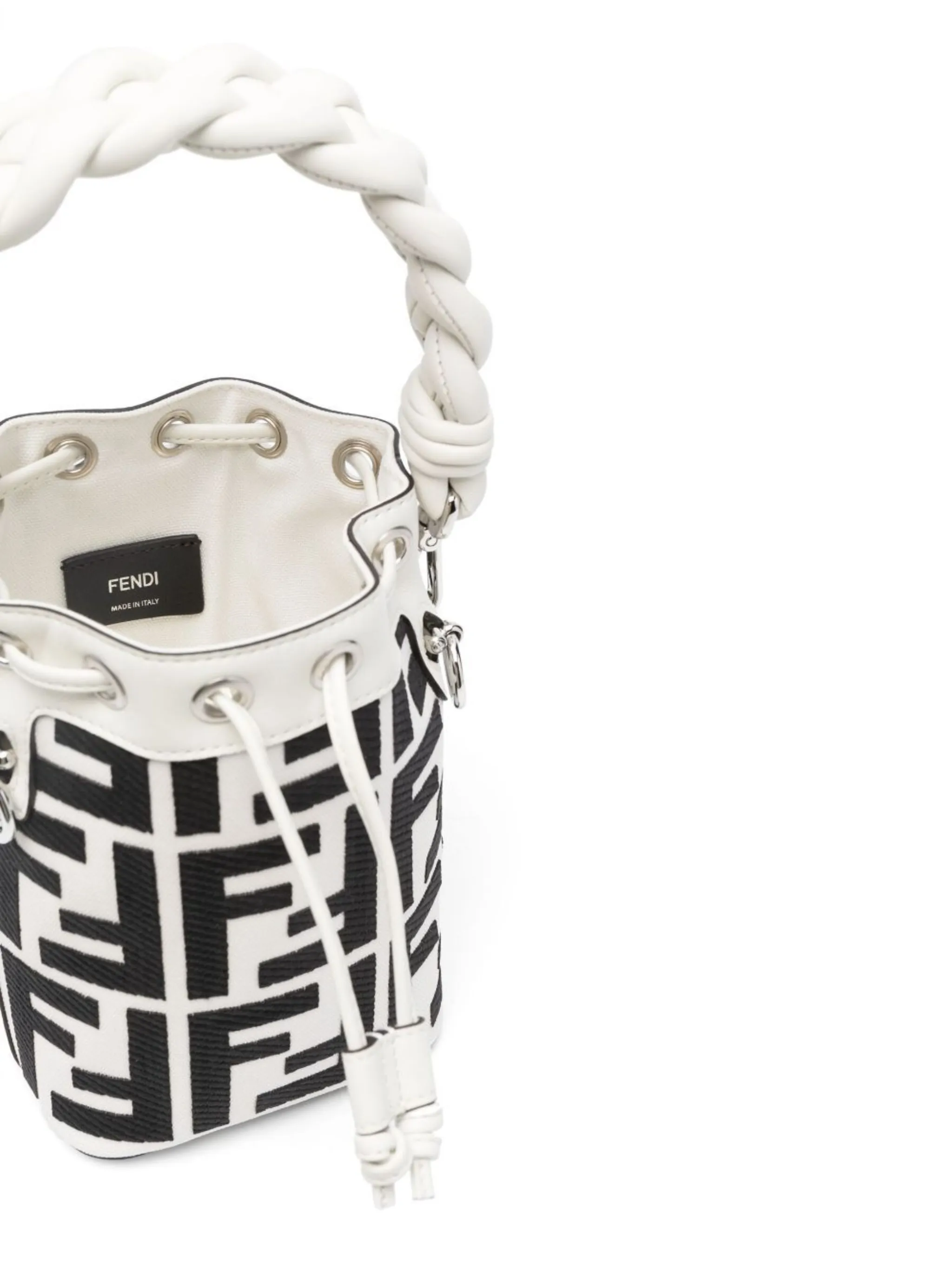 Fendi logo bucket bag online