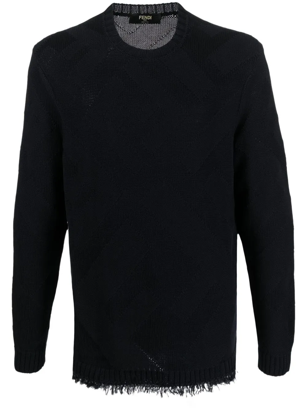 Fendi black cheap wool jumper