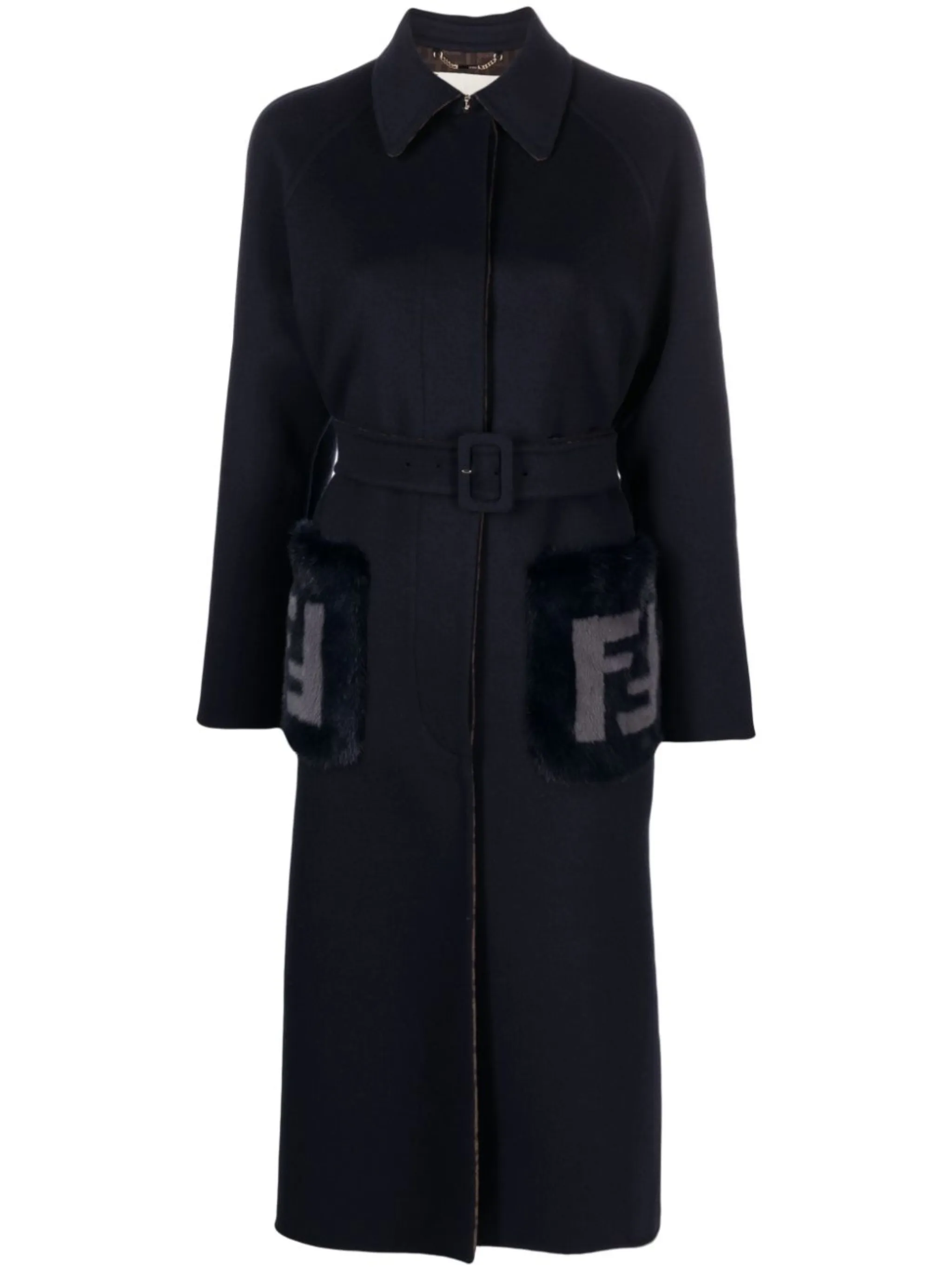 Fendi print coat online