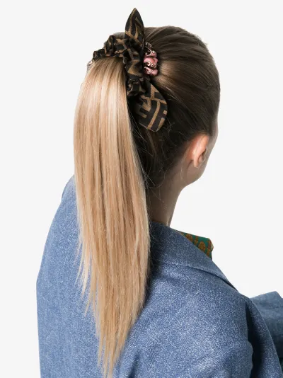 fendi pink scrunchie