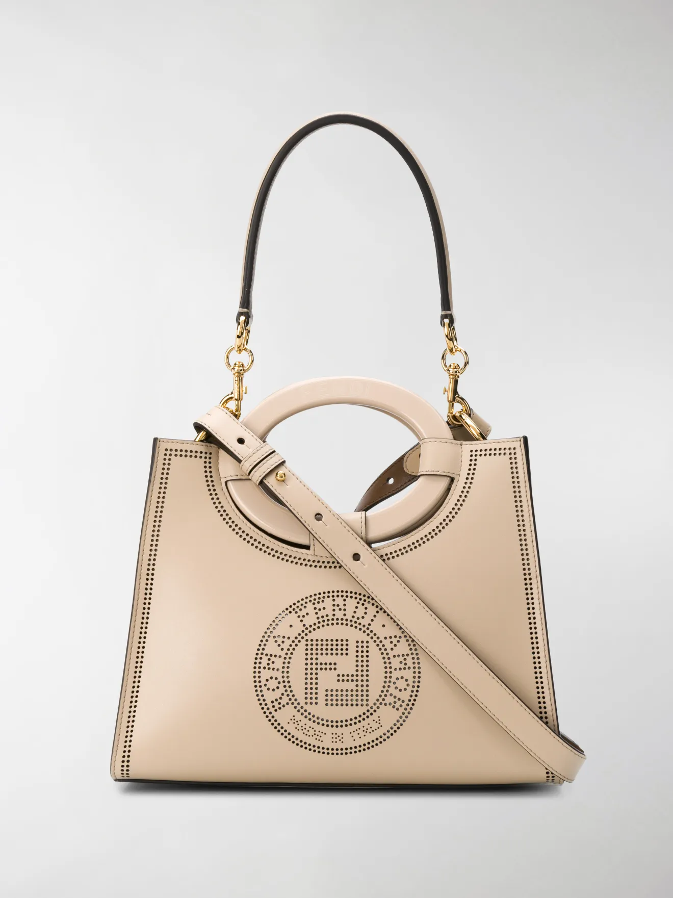 fendi perforated tote