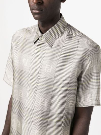 Fendi - Short sleeve shirt for Man - Grey - FS0795AO4A-F0QZ0
