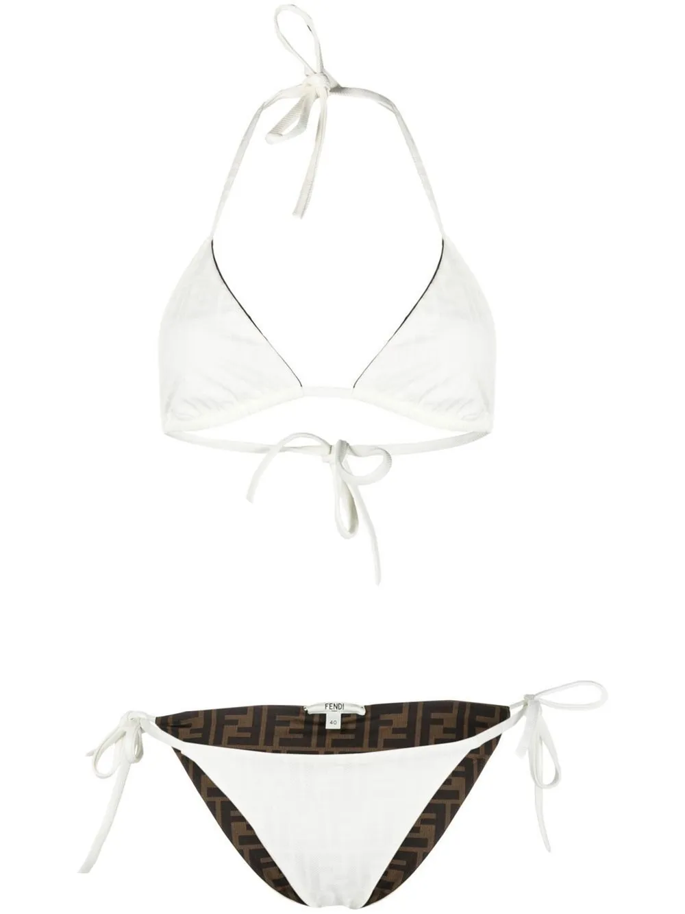 Fendi bikini outlet white