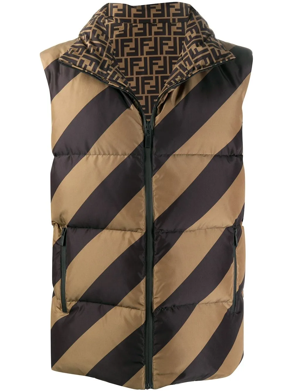 FENDI reversible padded gilet Eraldo FR