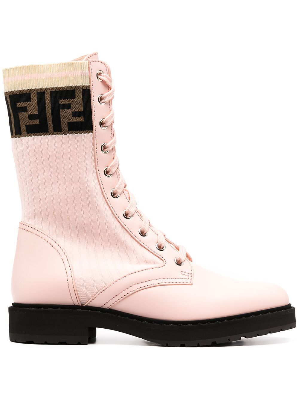 Fendi rockoko cheap combat boots