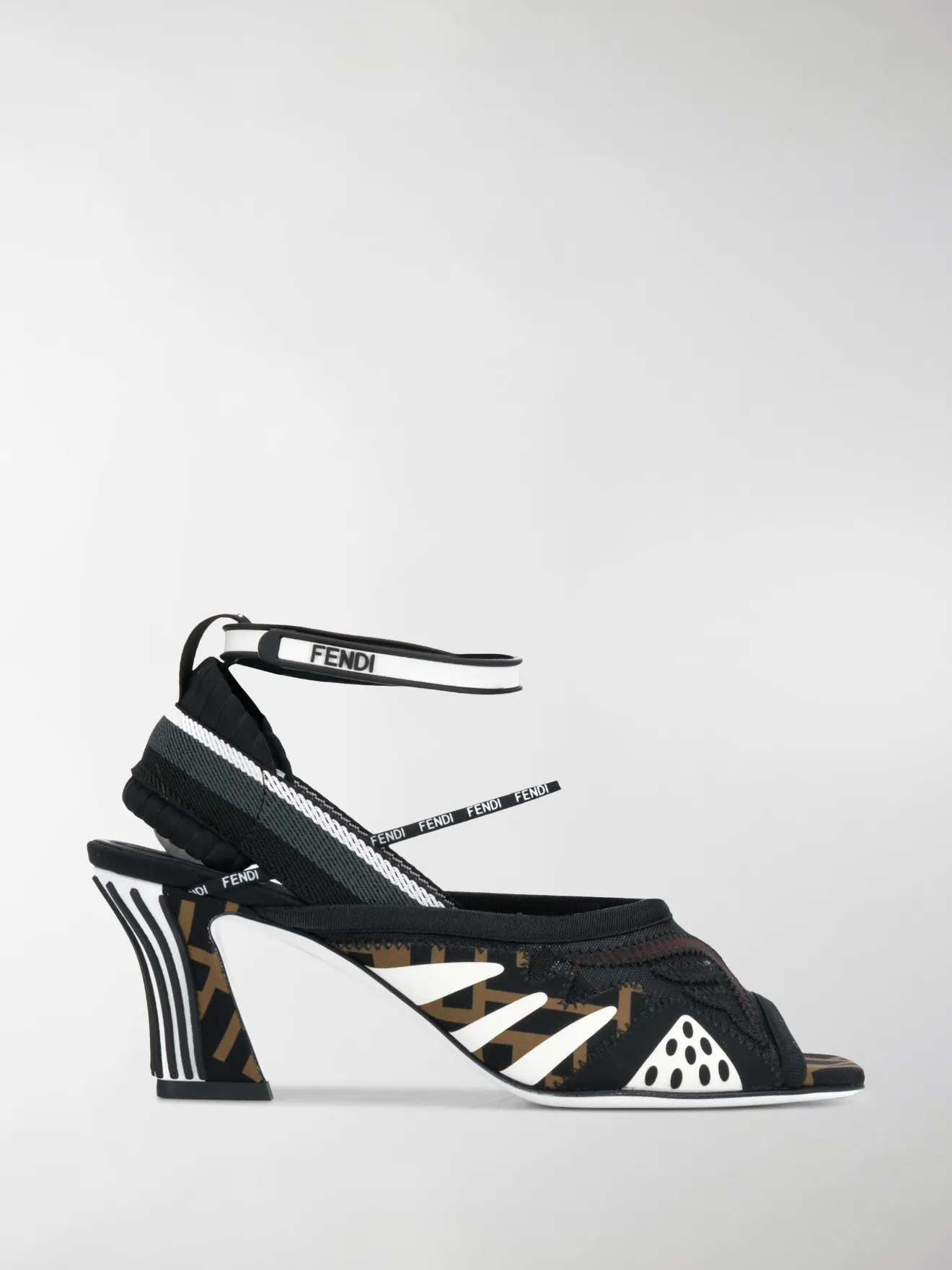 fendi technical mesh sandals