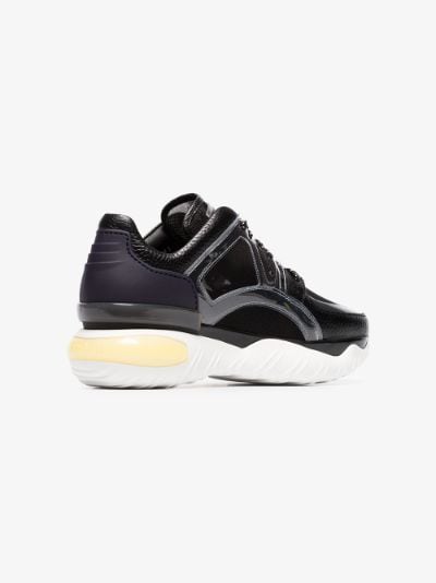 fendi sheer panels chunky sneakers