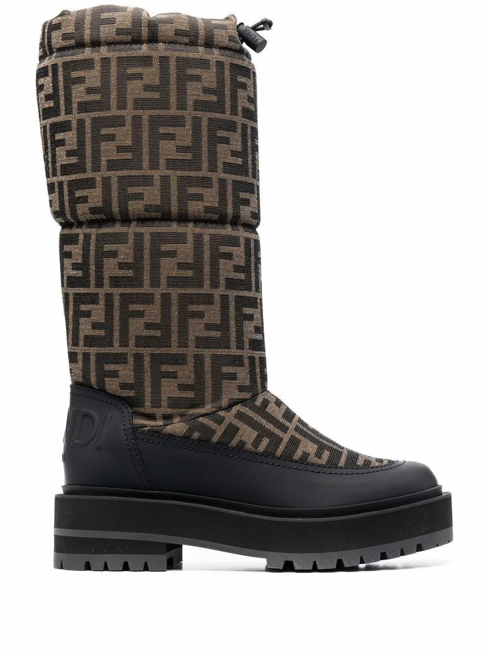 FENDI Signature monogram padded boots Eraldo AQ